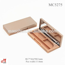 MC5275 2 Цветная тонкая небольшая палитра для теней, пустые контейнеры для косметики, пустые палитры
